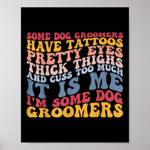 Hondentrimmers Tattoos Ogen Dijen Cuss Tattooing I Poster