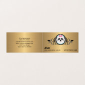 Hondentrimsalon Afspraak Visitekaartje (Buitenkant ongevouwen)