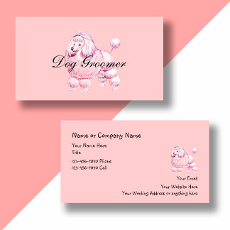 Hondentrimsalon Visitekaartjes