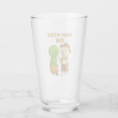 Hondentuinier Bichon Topiary Knip Surreal Glas (Achterkant)