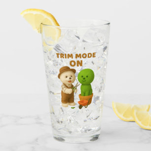 Hondentuinier Bichon Topiary Knip Surreal Glas