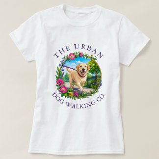 Hondenuitlaatbedrijf T-shirt met Labrador