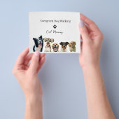 Hondenuitlaatfolder Sjabloon | Professionele Honde Flyer (Hand)