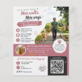 Hondenuitlaatservice Flyers QR-code (Voorkant)