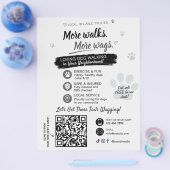 Hondenuitlaatservice Flyers QR-code (Enkel)