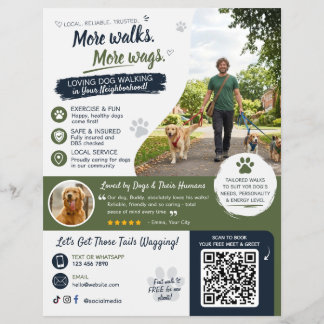 Hondenuitlaatservice Flyers QR-code