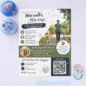 Hondenuitlaatservice Flyers QR-code (Enkel)