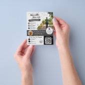 Hondenuitlaatservice Flyers QR-code (Hand)