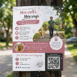 Hondenuitlaatservice Flyers QR-code