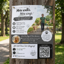 Hondenuitlaatservice Flyers QR-code