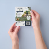 Hondenuitlaatservice Flyers QR-code (Hand)