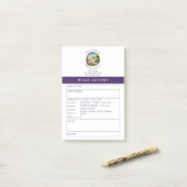 Hondenuitlaatster Trainer Feedback Rapport Formuli Post-it® Notes (Op bureau)