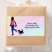 Hondenuitlater/ Dierenoppas Verzending Etiket (Insitu)