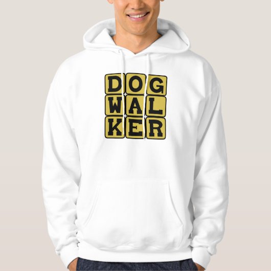 Hondenuitlater, Dierenoppasberoep Hoodie (Voorkant)