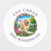 Hondenuitlater Grote Waterdichte Labels Labrador (Design 1)