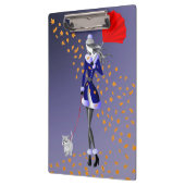 Hondenuitlater Herfstbladeren Blauw Klembord (Links)