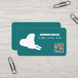 Hondenuitlater Hondenpension QR Visitekaartje