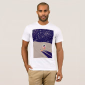 Hondenuitlater op de Maan T-shirt (Voorkant volledig)