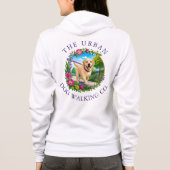 Hondenuitlater Ritssluiting Hoodie - Labrador (Achterkant)