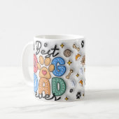 Hondenvader Gepersonaliseerde Mok met Foto (Voorkant links)