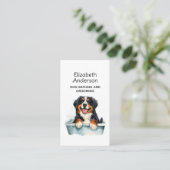 Hondenverzorger Bernese berg afspraak Visitekaartje (Staand voorkant)