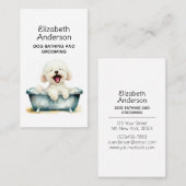 Hondenverzorger Bichon Frise Visitekaartje (Voorkant / Achterkant)