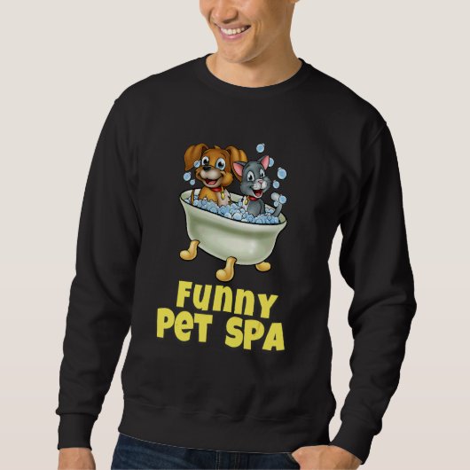 Hondenverzorger Dieren Spa 2 Trui (Voorkant)