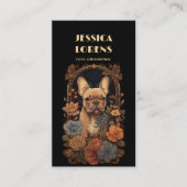  Hondenverzorger Franse Bulldog Puppy Visitekaartje (Voorkant)