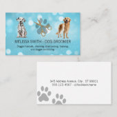 Hondenverzorger | Gelukkige Hondenoppas Visitekaartje (Voorkant / Achterkant)