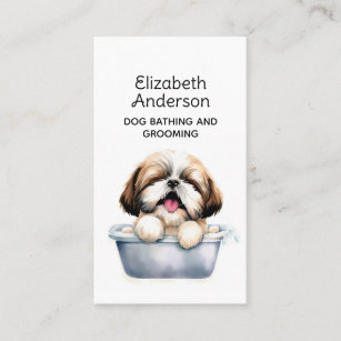 Hondenverzorger Shih Tzu Visitekaartje