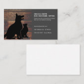 Hondenverzorger | Trainer | Katten | Hout Visitekaartje (Voorkant / Achterkant)