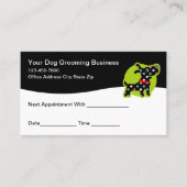 Hondenverzorging Afspraak Visitekaartjes Afsprakenkaartje (Voorkant)