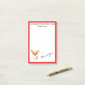Hondenverzorging Gepersonaliseerde Luxe Trendy Col Post-it® Notes (Op bureau)