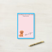 Hondenverzorging Gepersonaliseerde Moderne Collect Post-it® Notes (Op bureau)