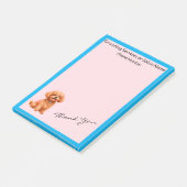 Hondenverzorging Gepersonaliseerde Moderne Collect Post-it® Notes (Schuin)