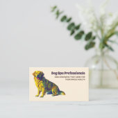 Hondenverzorging Grooming QR Visitekaartje (Staand voorkant)