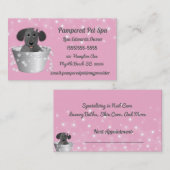 Hondenverzorging hond Spa Afsprakenkaartje (Voorkant / Achterkant)