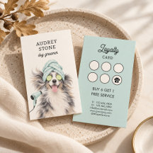 Hondenverzorging Loyalty Card Zakelijke Kaart