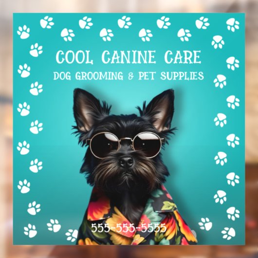 Hondenverzorging Raamsticker (Vel 2)