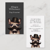 Hondenverzorging Schattigee Franse Bulldog Visitekaartje (Voorkant / Achterkant)