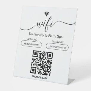 Hondenverzorgingsbedrijf Bord Gratis WiFi Sokkelbo Reclamebord Met Voetstuk