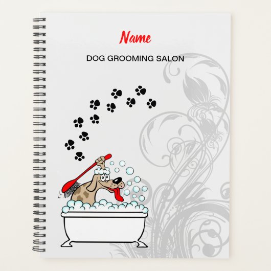 Hondenverzorgingssalon planner (Voorkant)