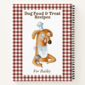 Hondenvoer Behandel Recepten Kookboek Notitieboek (Achterkant)