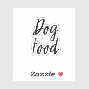 Hondenvoer Opslag Sticker