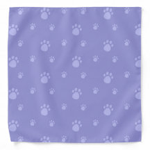 Hondenvoetafdrukken Bandana