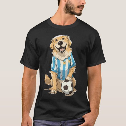 Hondenvoetbal T-shirt (Voorkant)