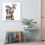 Hondenvormige Fotocollage Tegel<br><div class="desc">Vier de speciale momenten van je harige vriend met onze Dog-Shaped Photo Collage-Tegel. Deze unieke foto-tegel is ideaal voor elk hondenliefhebber en stelt u in staat om een gepersonaliseerde collage in de vorm van een speels hondensilhouet te creëer. Of het nu gaat om een mix van de leukste momenten van...</div>