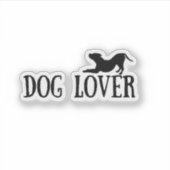 Hondenvriend Sticker (Voorkant)