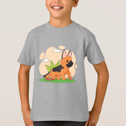 Hondenvriend T-shirt (Voorkant)