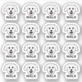 Hondenwandel Reminder Riem Oefening Bujo Planner Sticker (Voorkant)